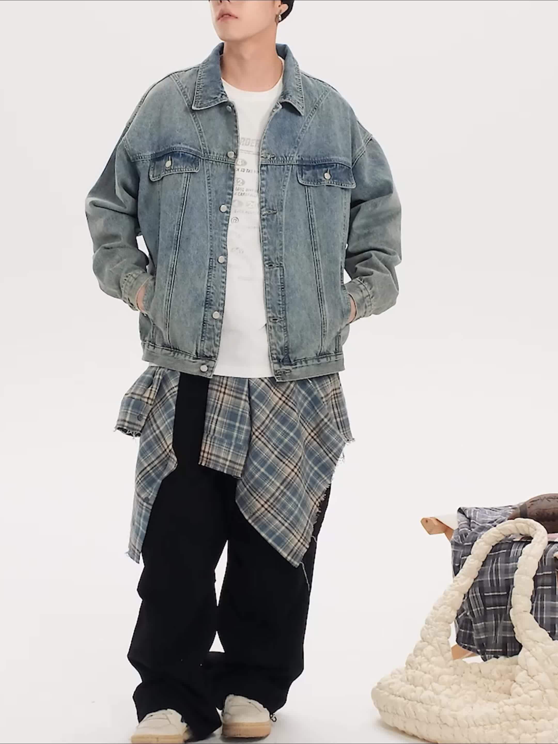 Men's Oversized Denim Jacket