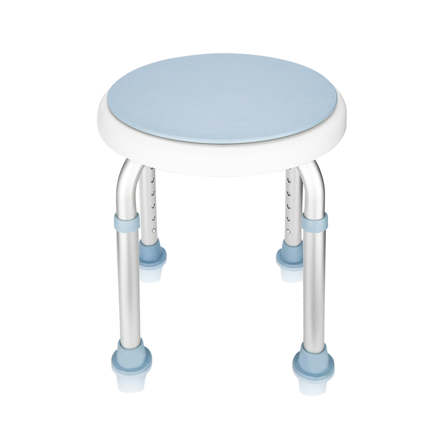 Image of Sonnewelt Shower Stool, Bath Stool Shower Chair Bath Stool Height Adjustable Bath Aid Non-slip Shower Stool Made Of Aluminum And Plastic For The Elderly, Pregnant Women And Children.