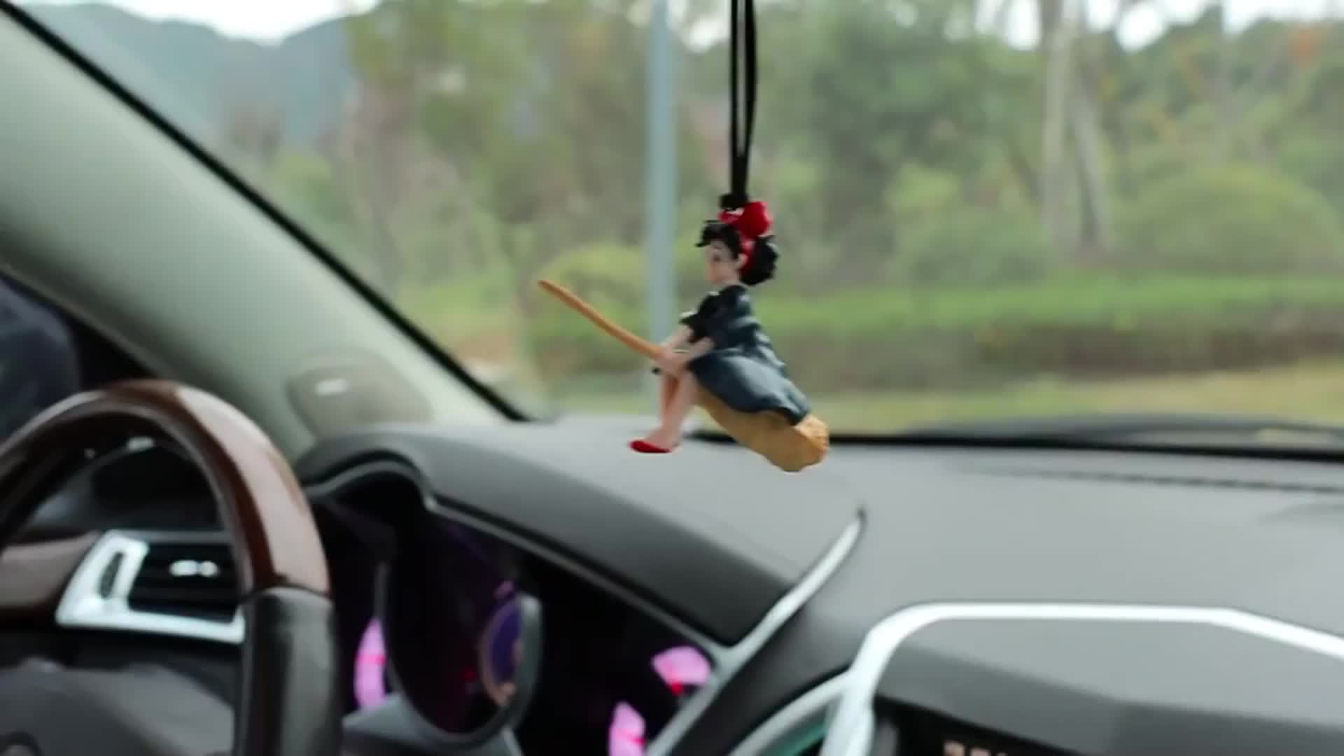 1pc Auto-Dekoration Anhänger, Niedliche Anime-Magical Girl Fliegen Anhänger  Hängeschaukel Für Rückspiegel Anhänger Auto-Innenraumdekoration Zubehör