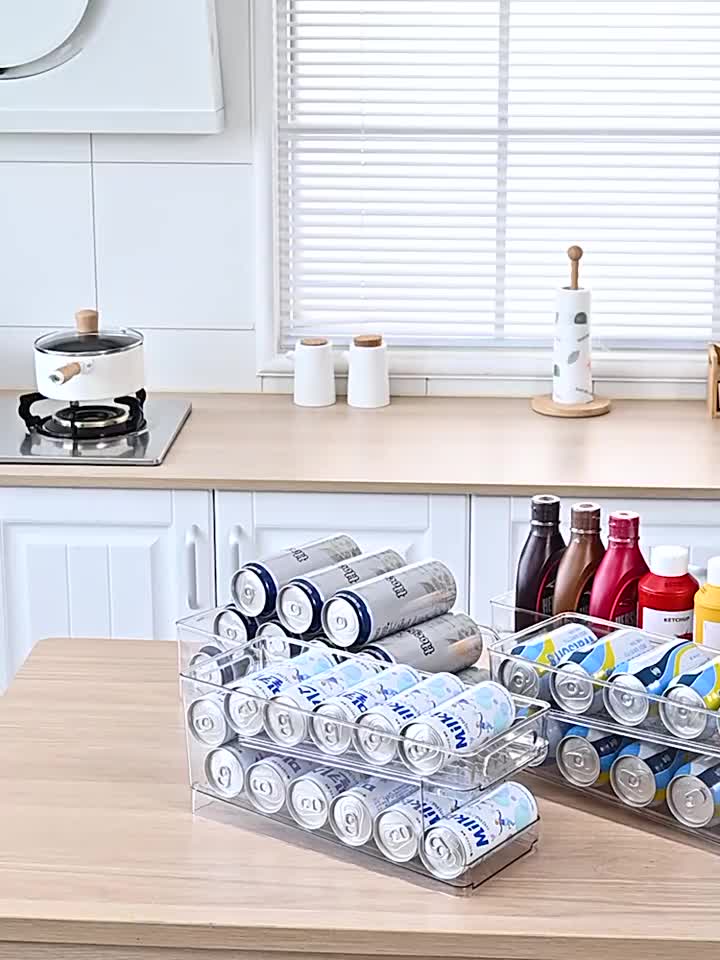 1 Organizador Latas Refrescos Doble Capa Refrigerador - Temu Mexico