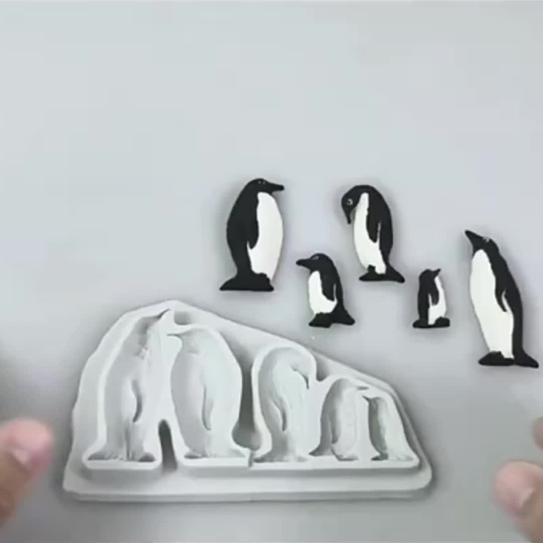 Penguin Silicone Mold Candle Mold Soap Mold Clay Mold For - Temu