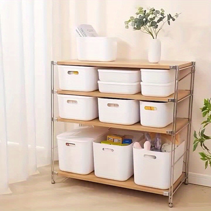Folding Storage Cabinet Storage Box Lid Organizing Box - Temu