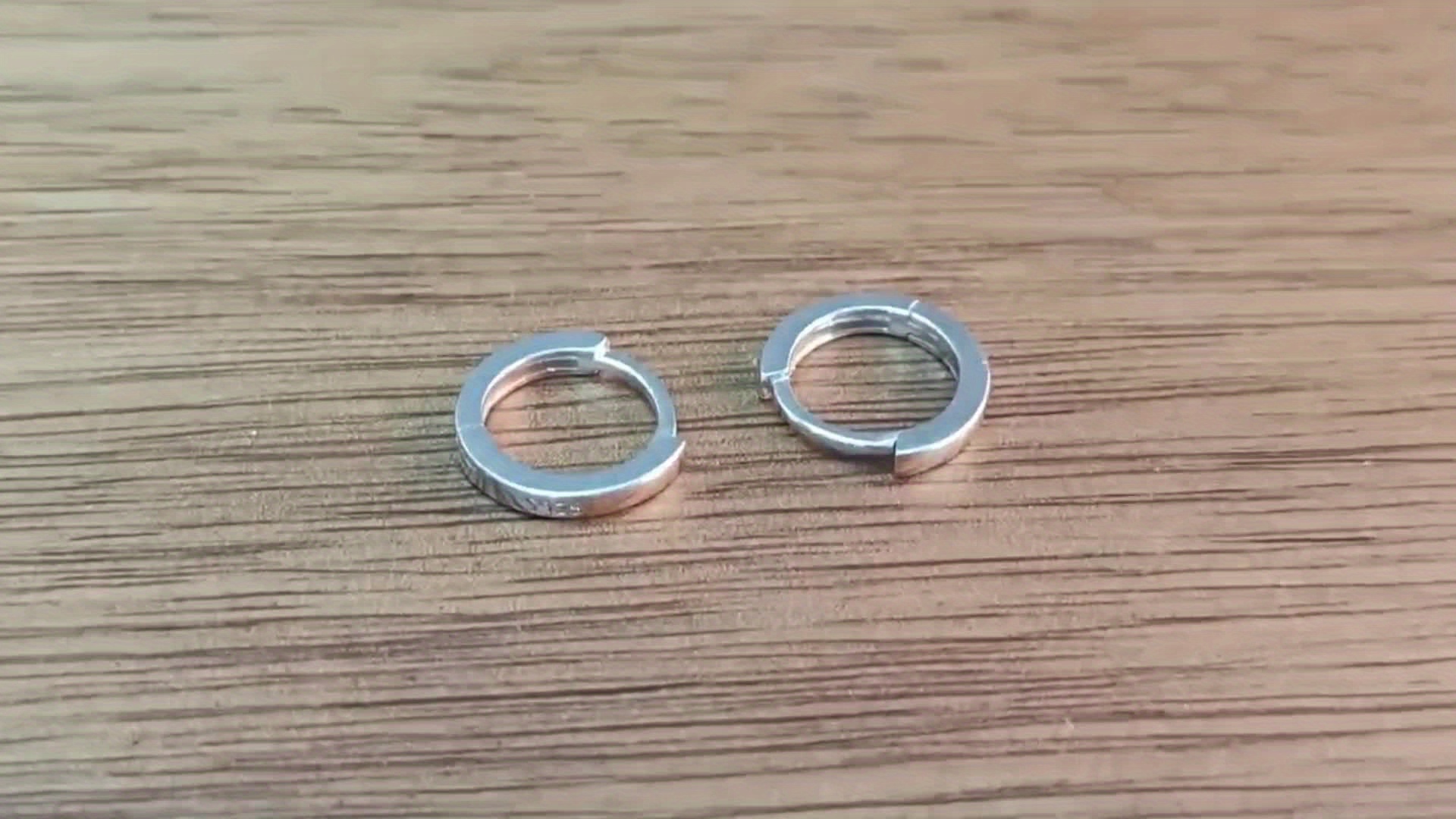 Men's Classic Round Stud Earrings, 925 Sterling Silver