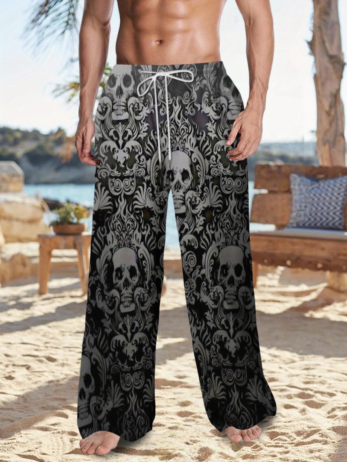 men s steampunk gothic hip hop punk rock pants trousers Temu