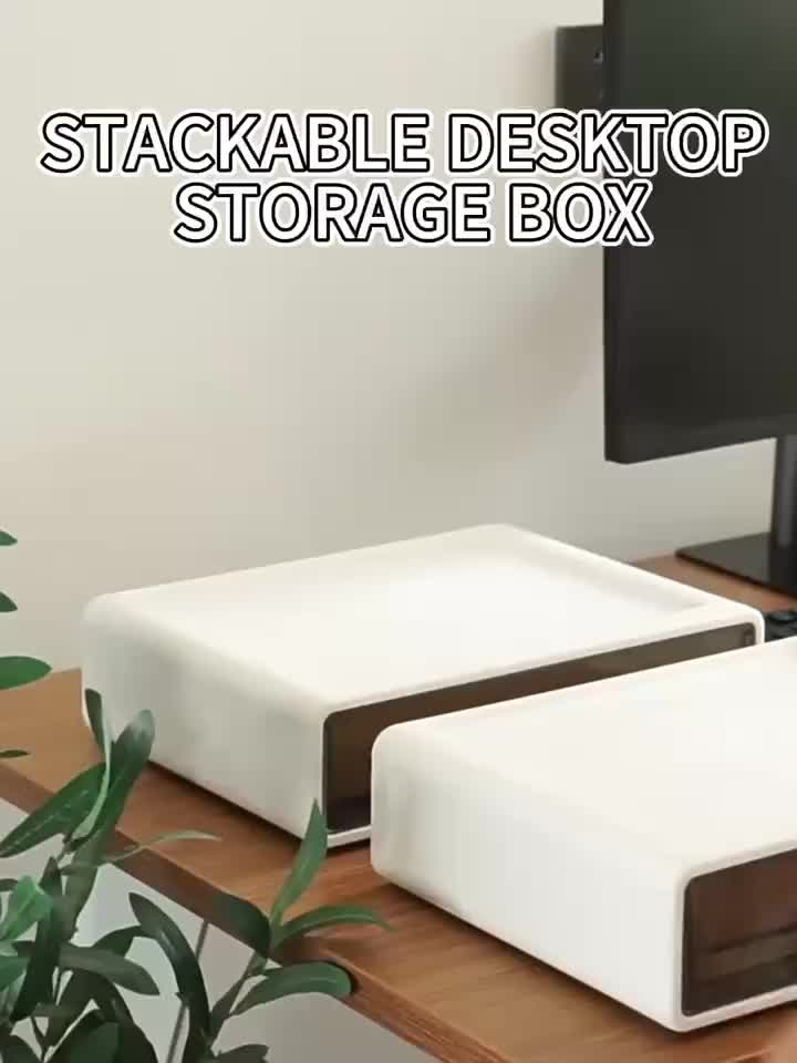 Maximize Your Desk Space With This Stackable Storage Drawer - Temu