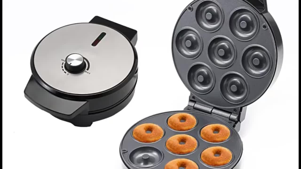  Mini Doughnut Maker, 1200W Electric Donut Maker