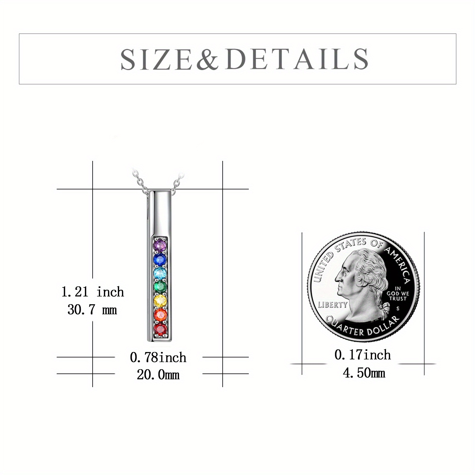 925 Sterling Silver Chakra Pendant Necklace