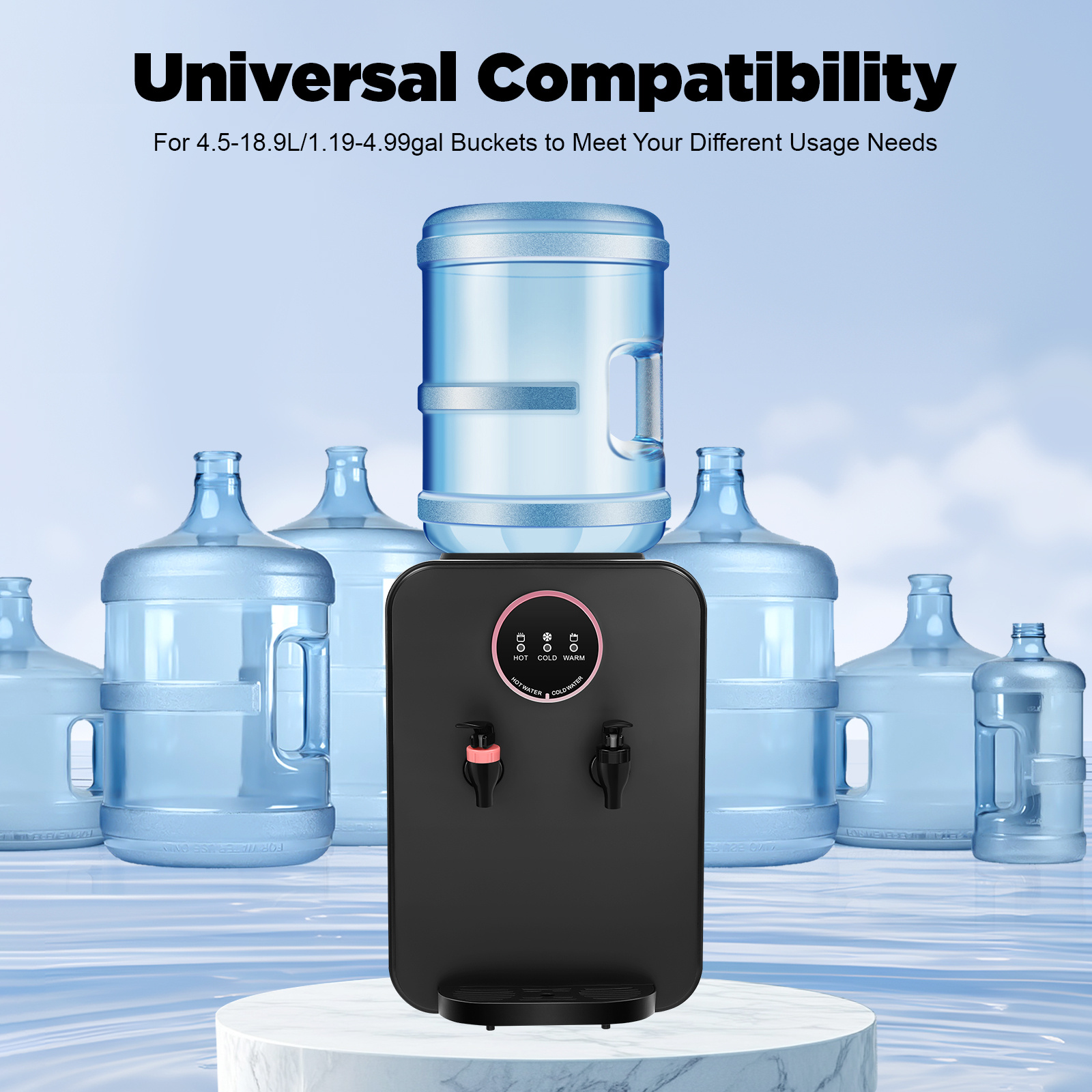 hs 20 water dispenser hot cold ice - Temu
