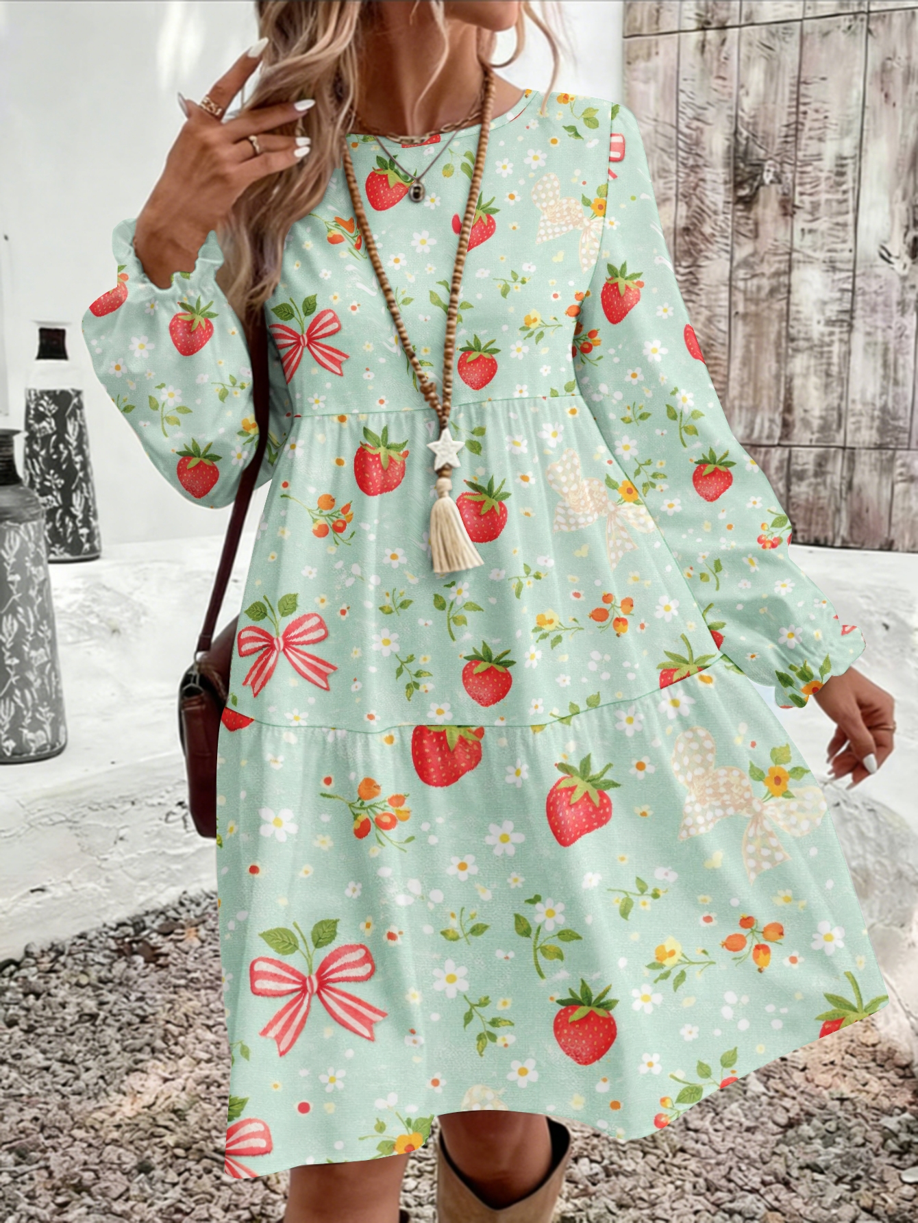 strawberry dresses sold on Temu United States