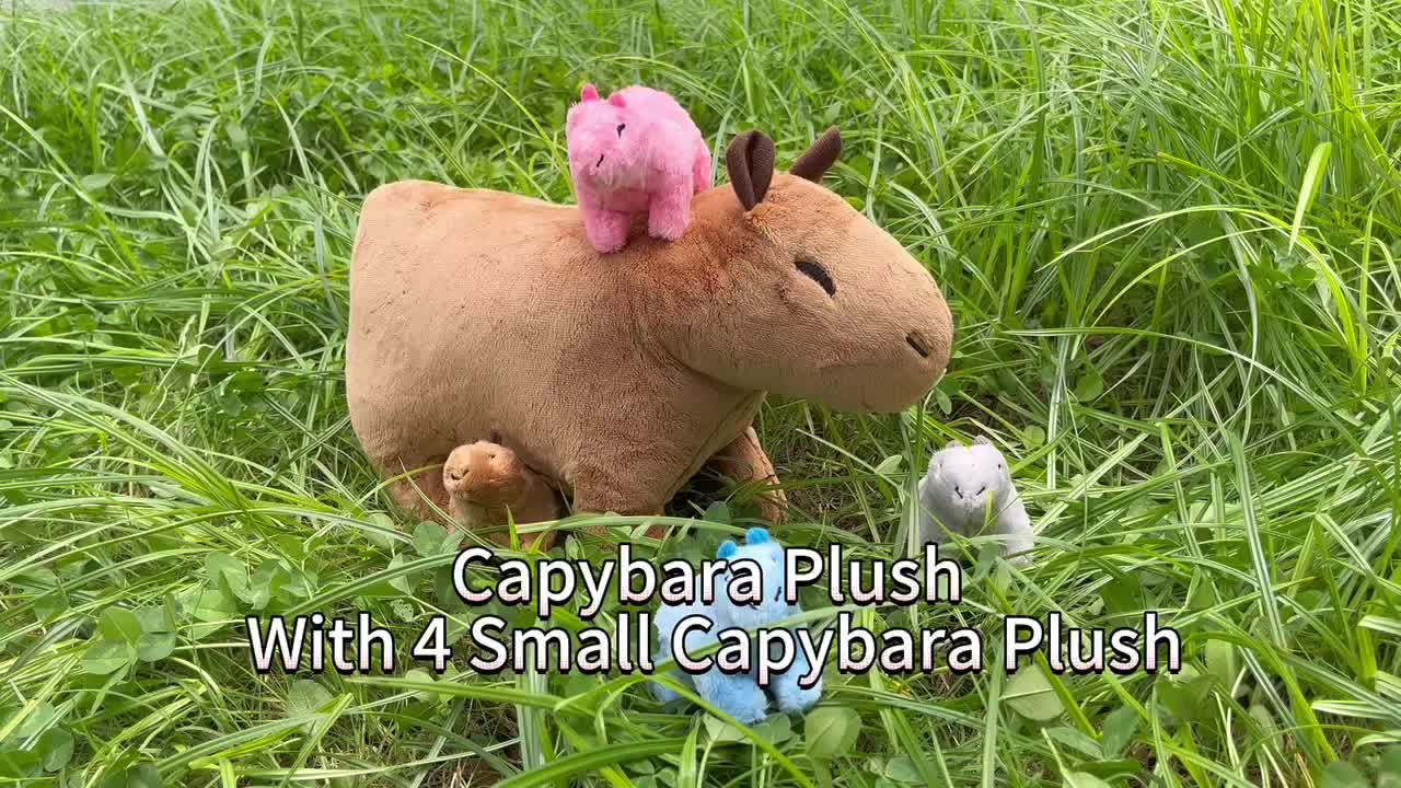Butwevi Cute Capybara Dolls Adorable Decoration Small Capybara