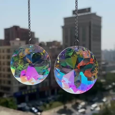 Heart Crystal Suncatchers, Rainbow Maker For Window, Hanging Sun Catchers  With Glass Prism For Balcony, Kitchen, Garden - Temu United Arab Emirates