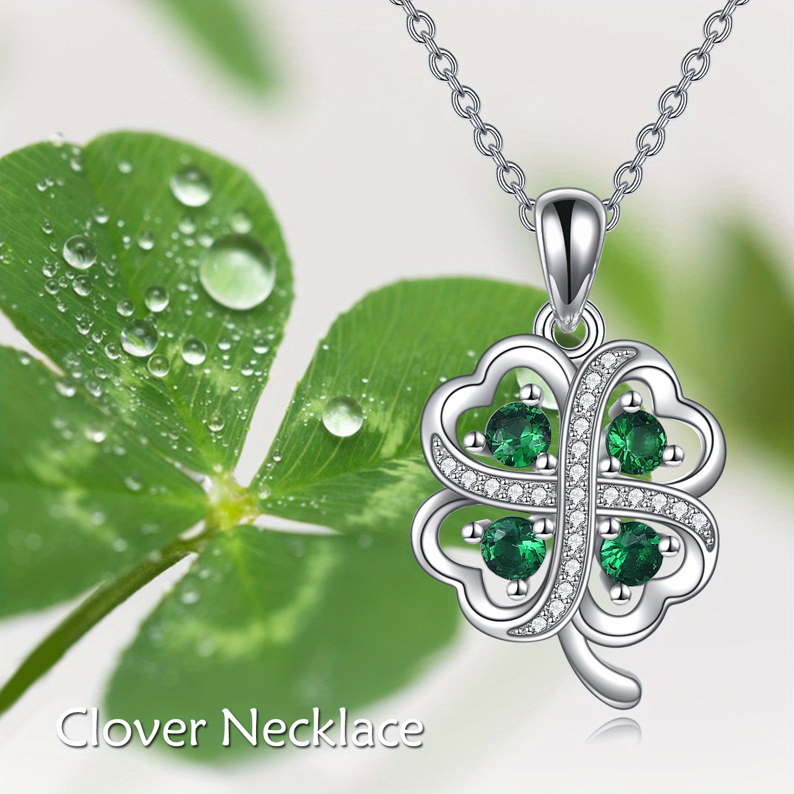 Four Leaf Clover Necklace for Women
