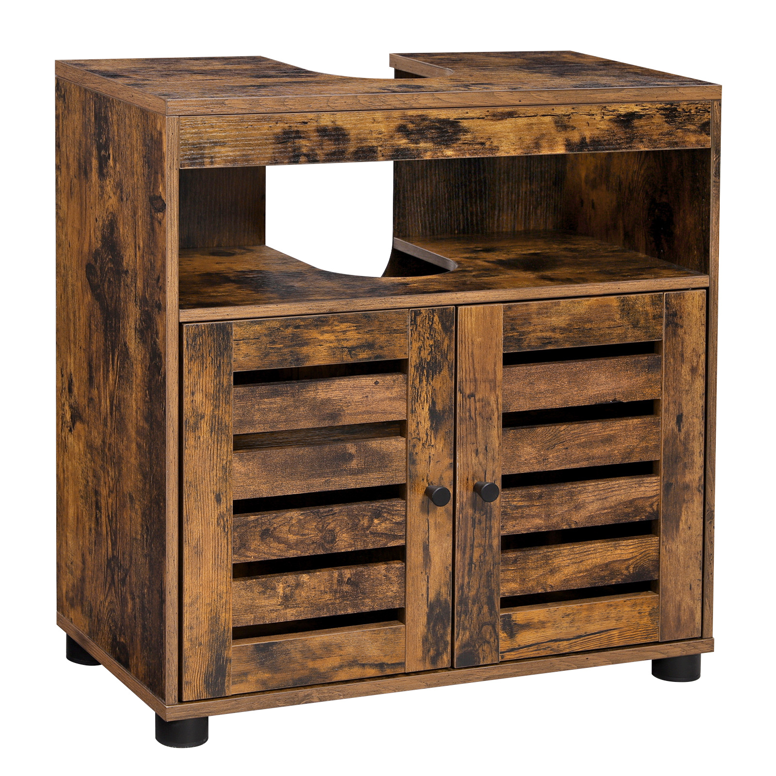 E-shop VASAGLE Unterschrank für Waschbecken, Badezimmerschrank, Aufbewahrungsschrank, Badezimmer-Regaleinheit 30 x 60 cm für Waschbecken ohne