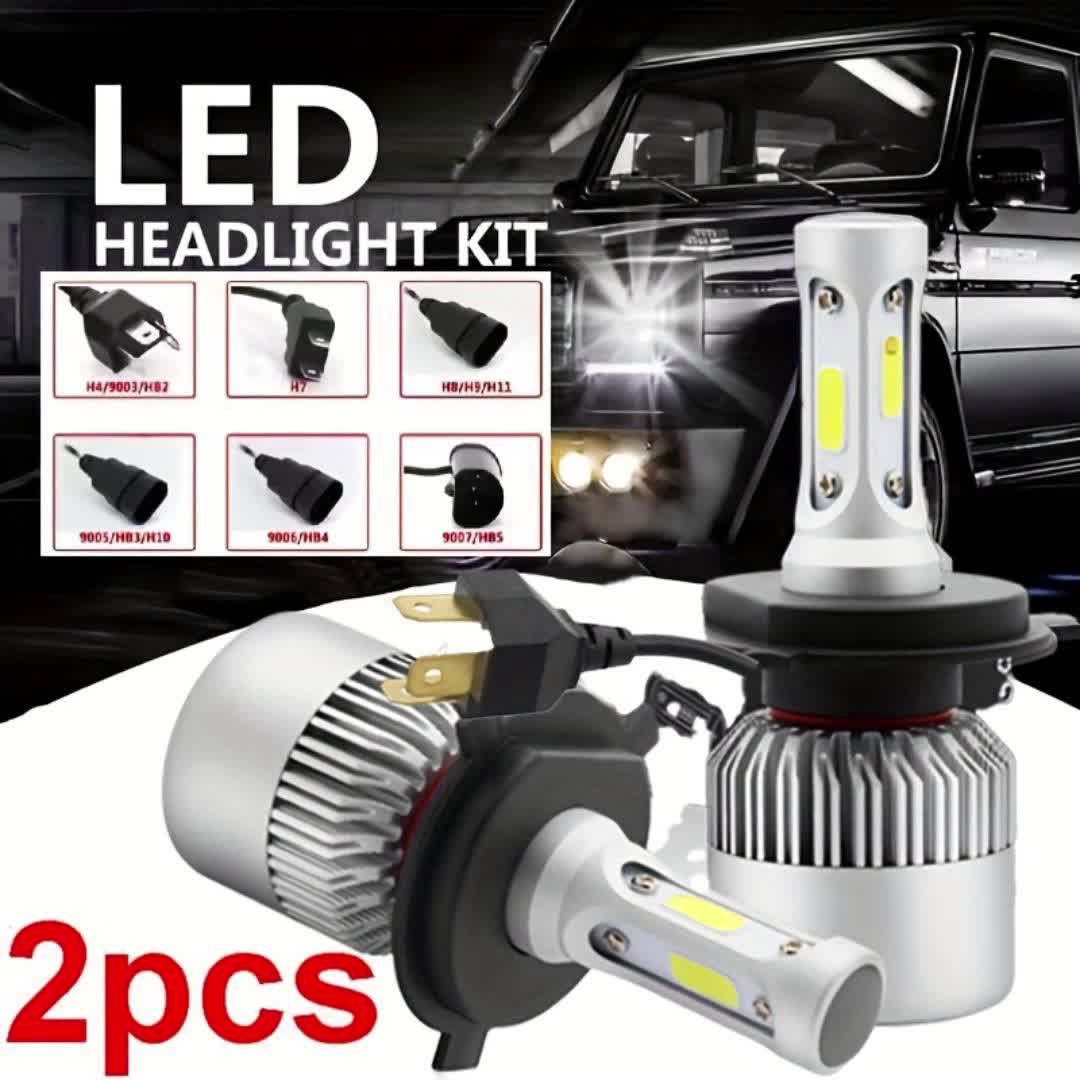 Super Bright Led Headlight Kit H4 H7 H11 9005 9006 High/low - Temu
