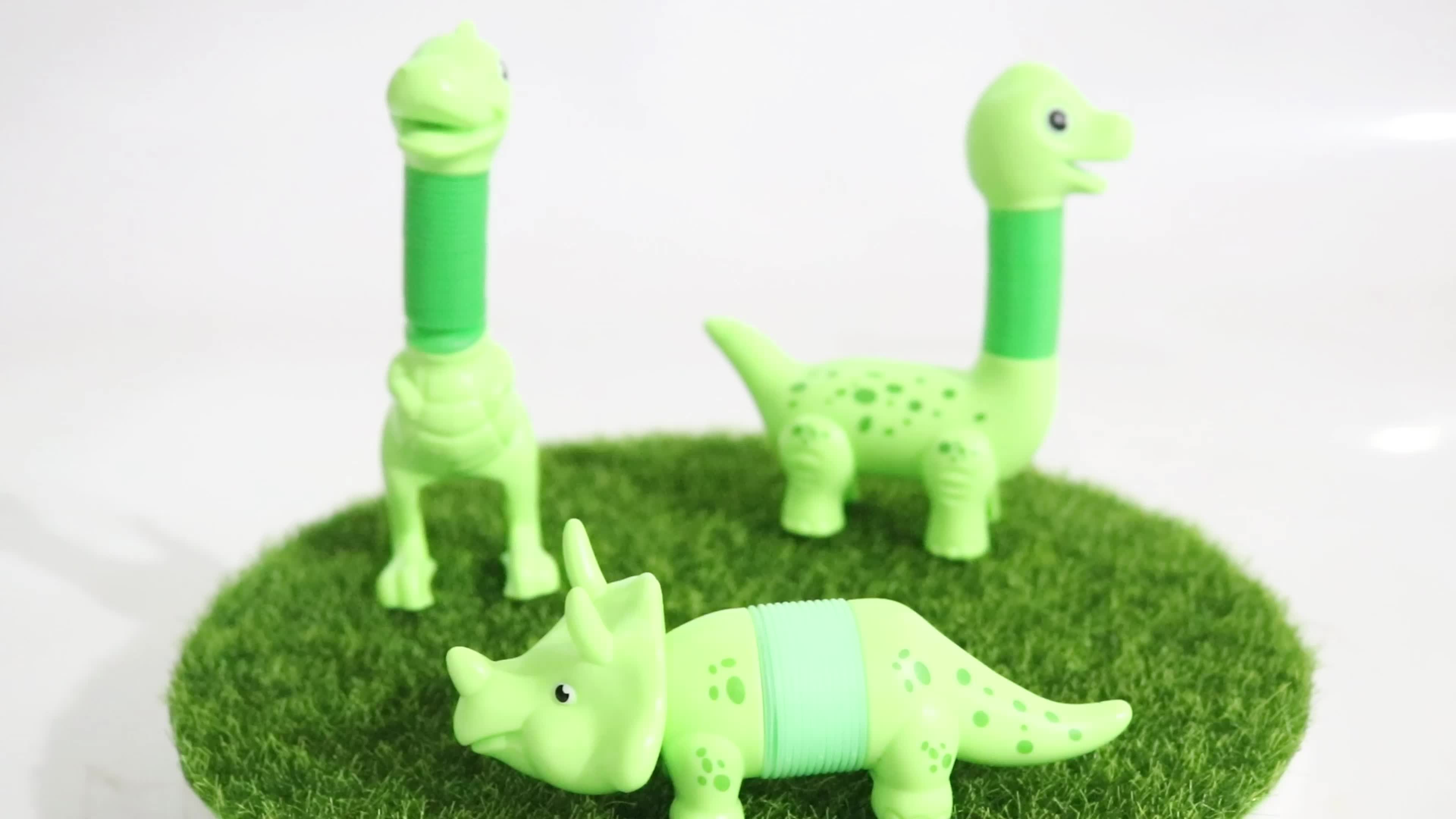 Mini-PushPop Ciondolo Dinosauro 3PZ PopIt Gioco Sensoriale Antistress  Bambini