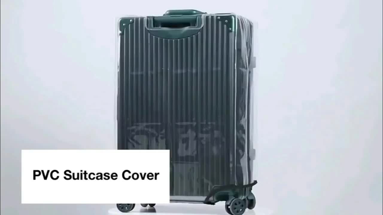 Clear Pvc Suitcase Cover, Luggage Cover For Wheeled Suitcase, Dustproof  Travel Accessories - Temu