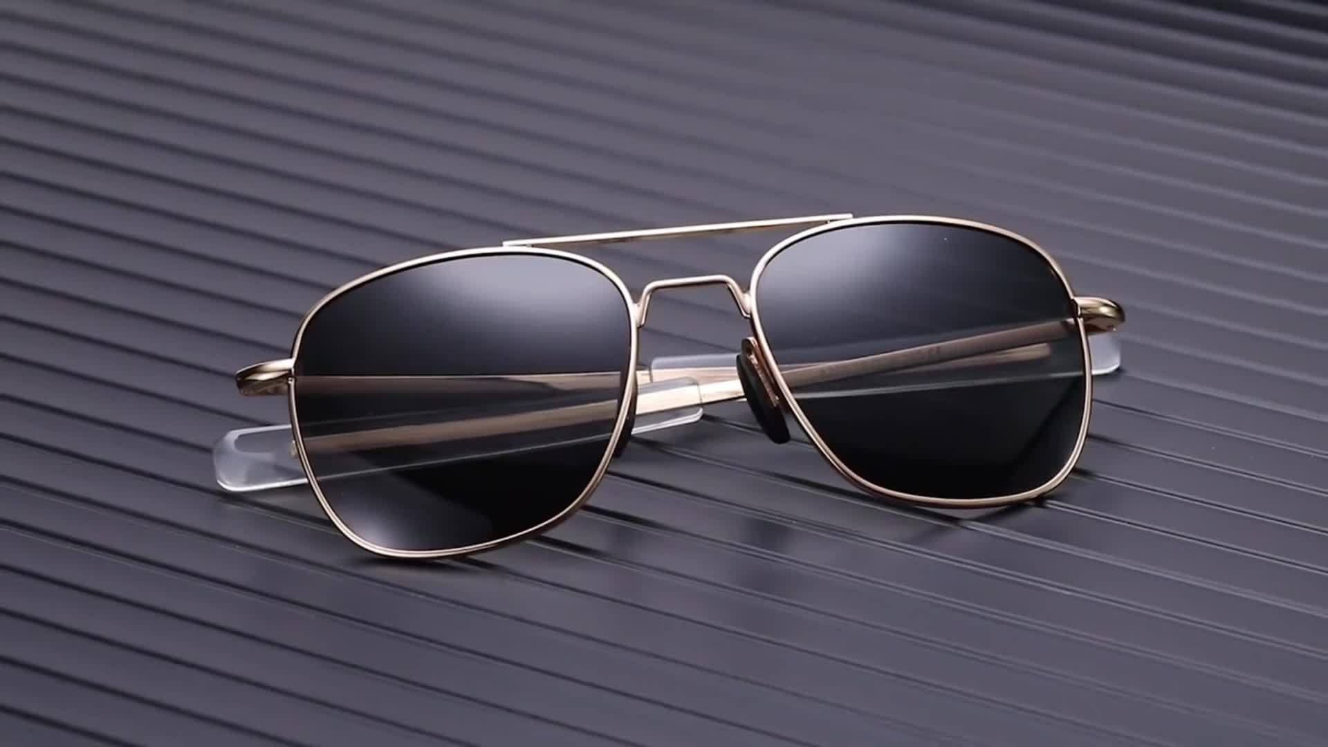 GetUSCart- Square Aluminum Magnesium Frame Polarized Sunglasses Vintage  Spring Temple Sun Glasses Men Women Retro Driving Eyewear UV400 (Brown  Lens/Leopard Frame)