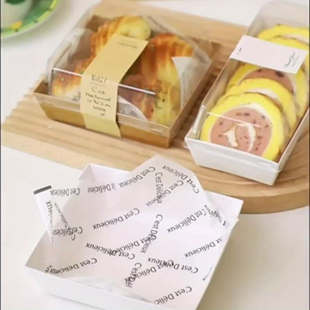 50pcs Paper Charcuterie Boxes With Clear Lids, Brown Rectangle Disposable  Food Containers Clear Cake Boxes For Sandwich, Taco, Egg Tart, Cupcake, Donu