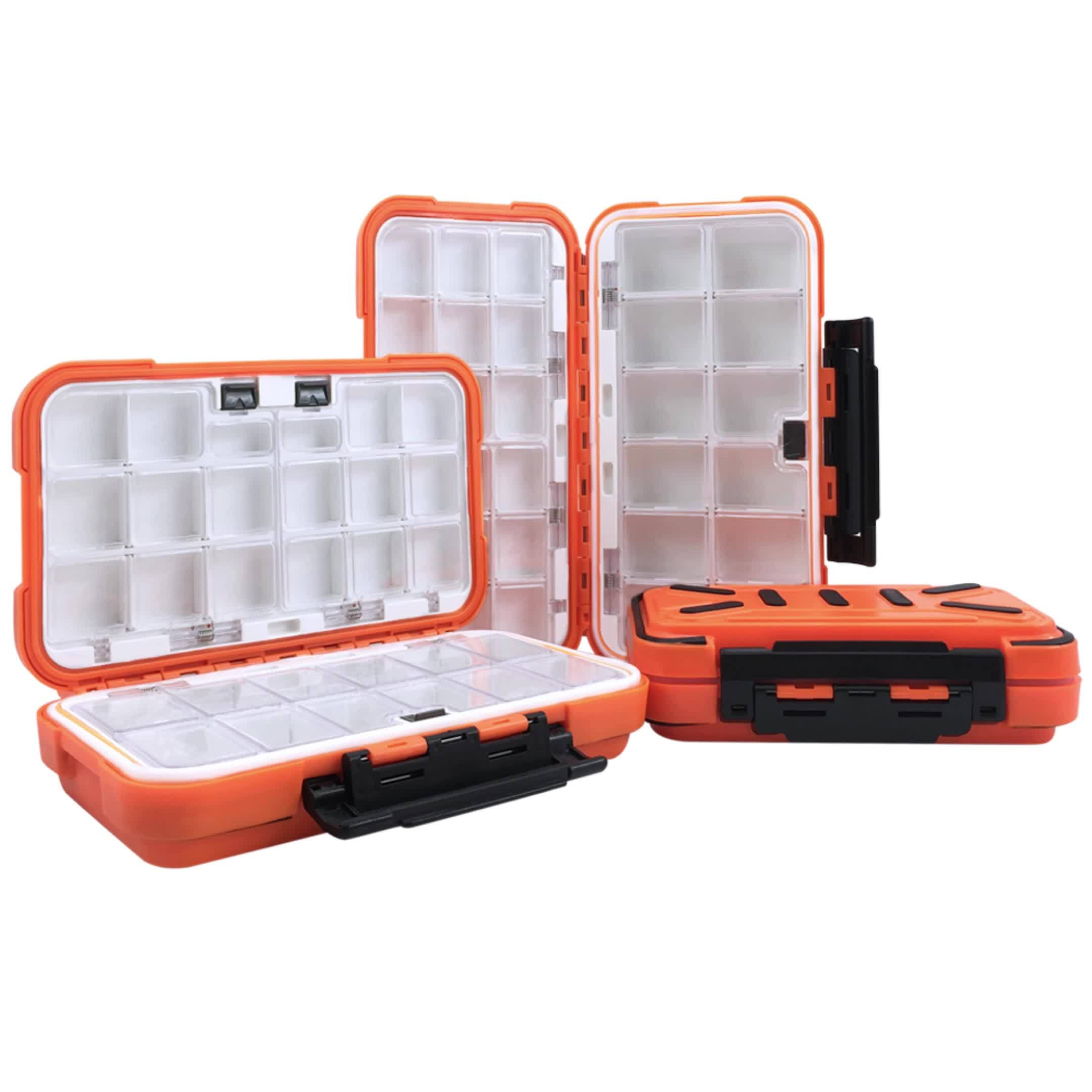 Double-Sided Waterproof Fishing Tackle Box, Fish Hook Fishing Lure Bait  Storage Case, Mini Portable Fishing Gear Accessories Box
