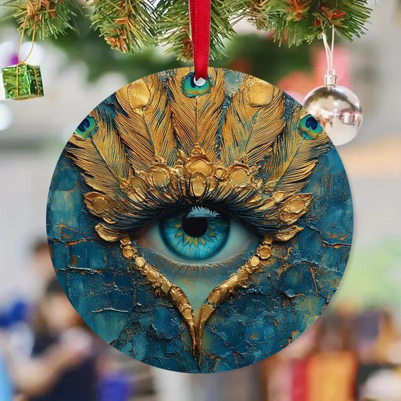 

Eye Christmas Tree - Unique - Decoration, , Seasonal Decor For Gifting, Crafts, & Bereavement Memorials