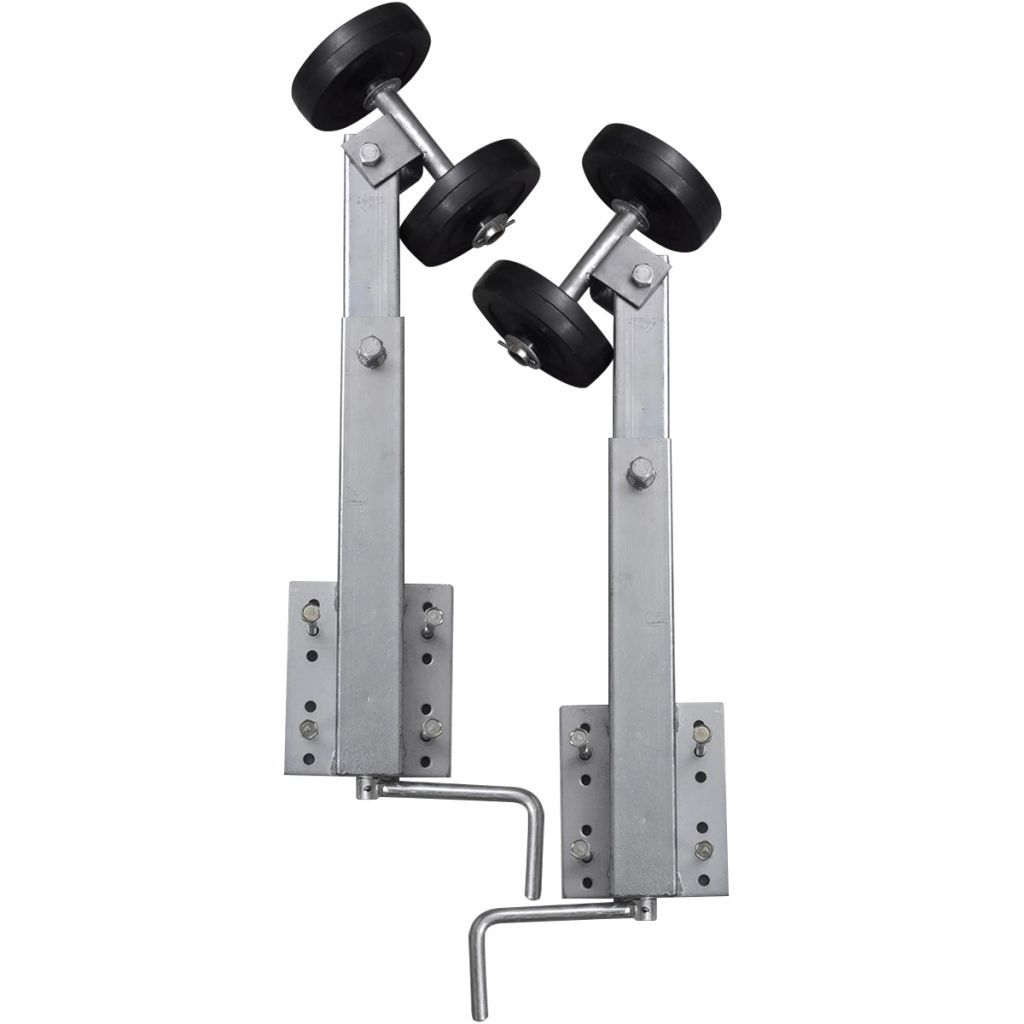 Image of Boat Trailer Double Roller Bow Support Set Of 2 59 - 84cm