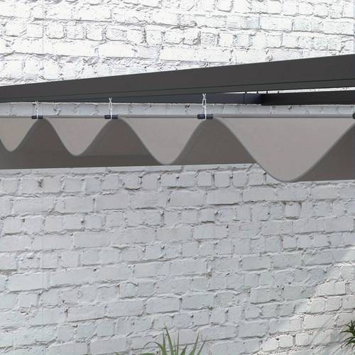 2 x 3 m pergola featuring a retractable roof wall mounted garden gazebo for outdoor sun protection on patios and decks