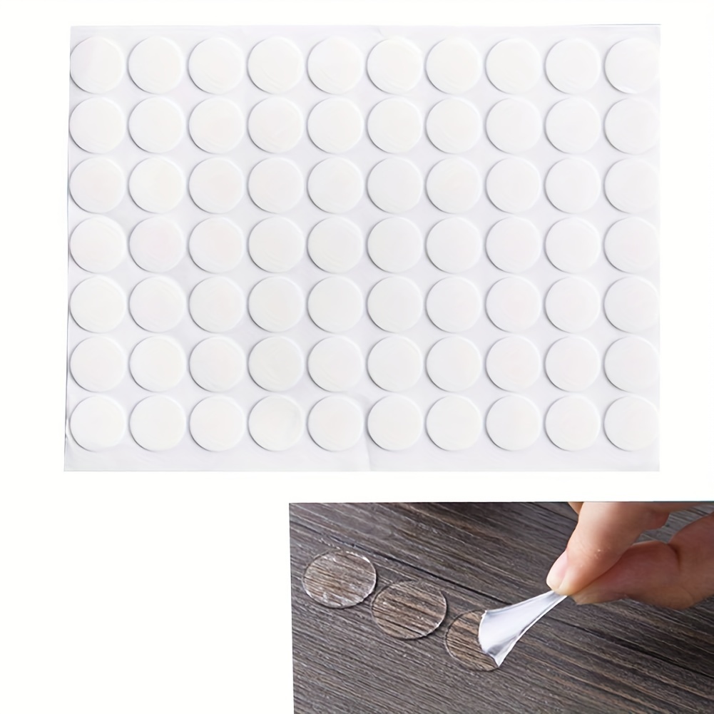 Double Sided Sticky Pads clear Round Acrylic Adhesive Pads - Temu