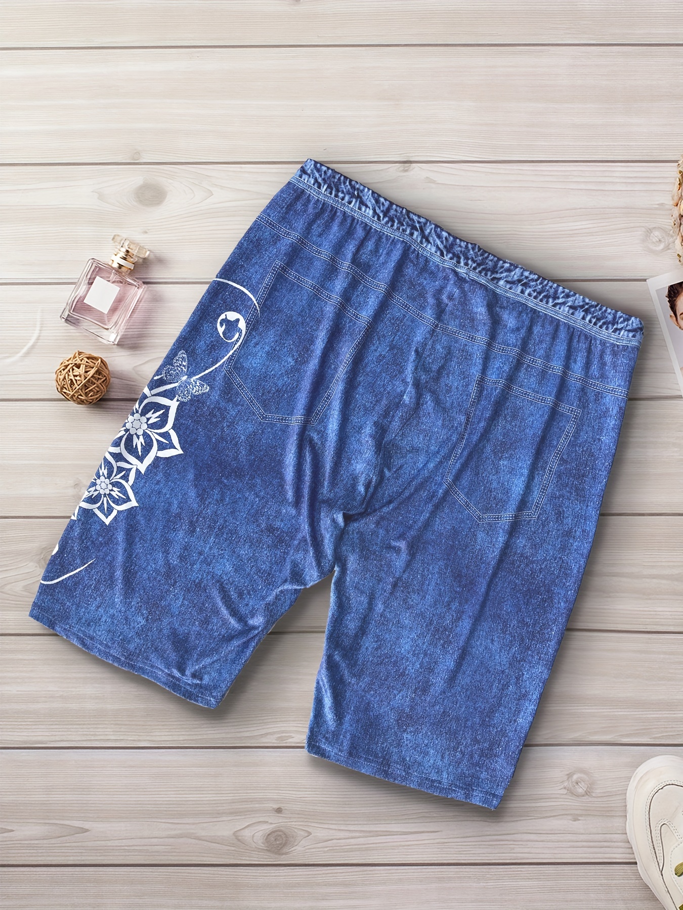 Curve best sale denim shorts