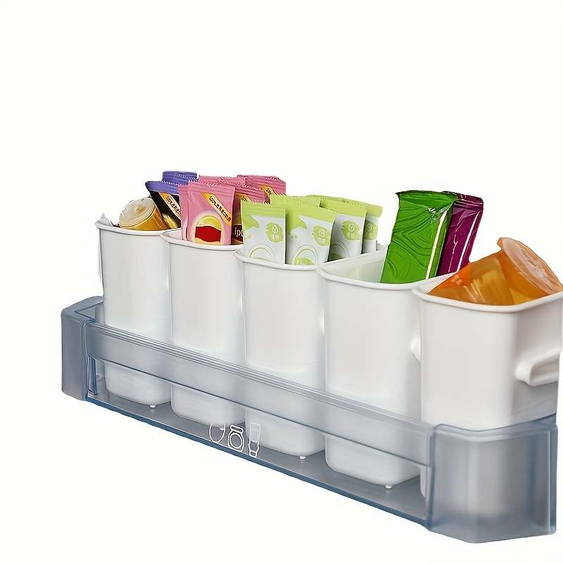 1pc Refrigerator Side Door Storage Box For Food Classification And