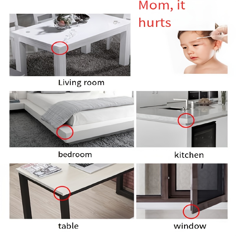 L shaped Anti collision Corner Protector Coffee Table - Temu