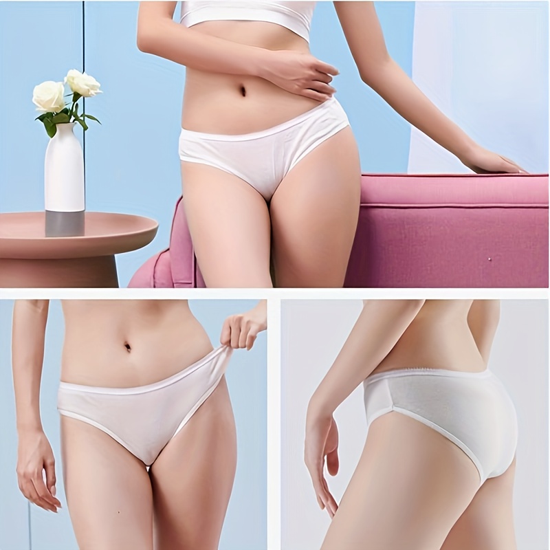 1pc Womens Disposable Underwear For Travel Hospital Stays - Temu