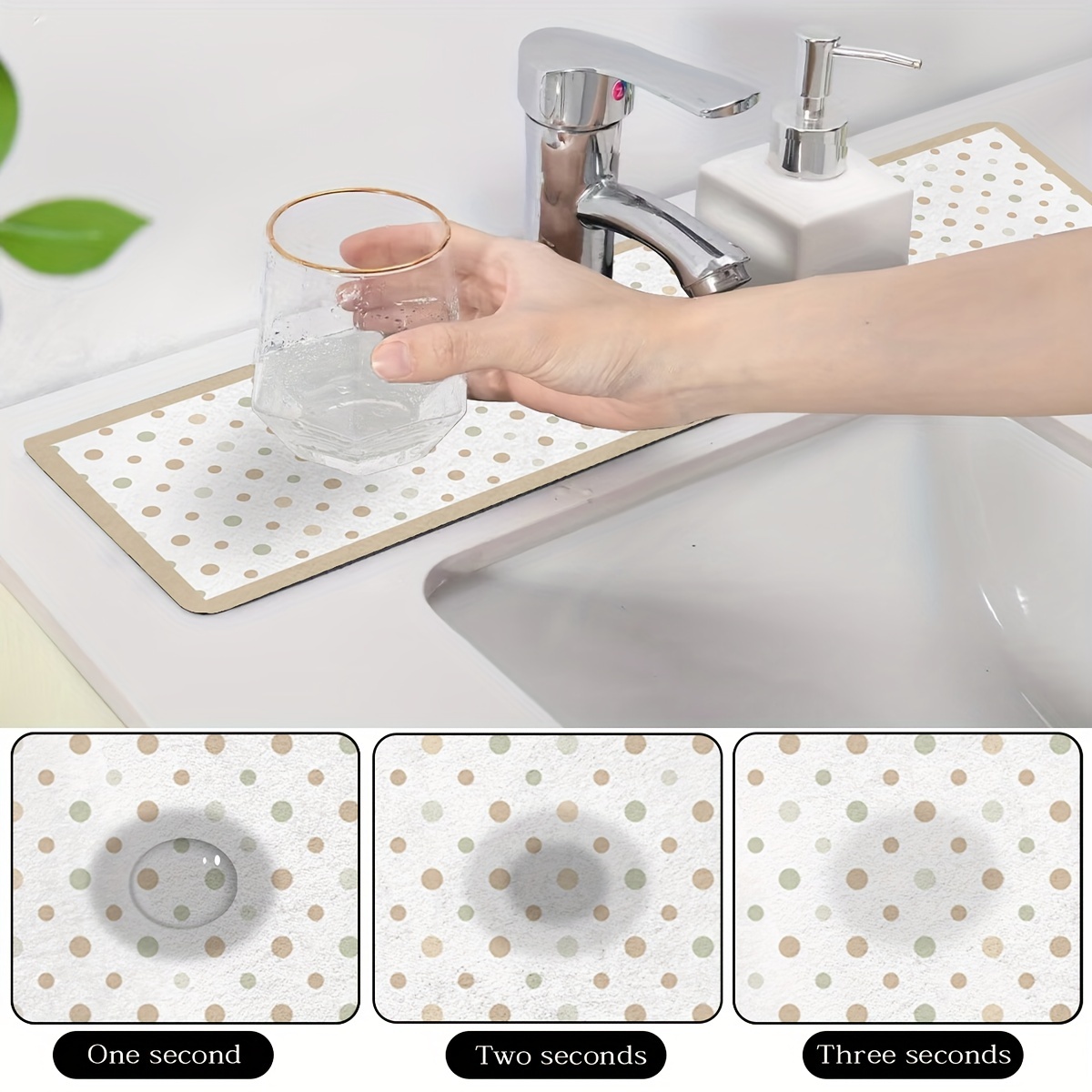 Keep Your Kitchen And Bathroom Counter Dry With This Diatom Mud