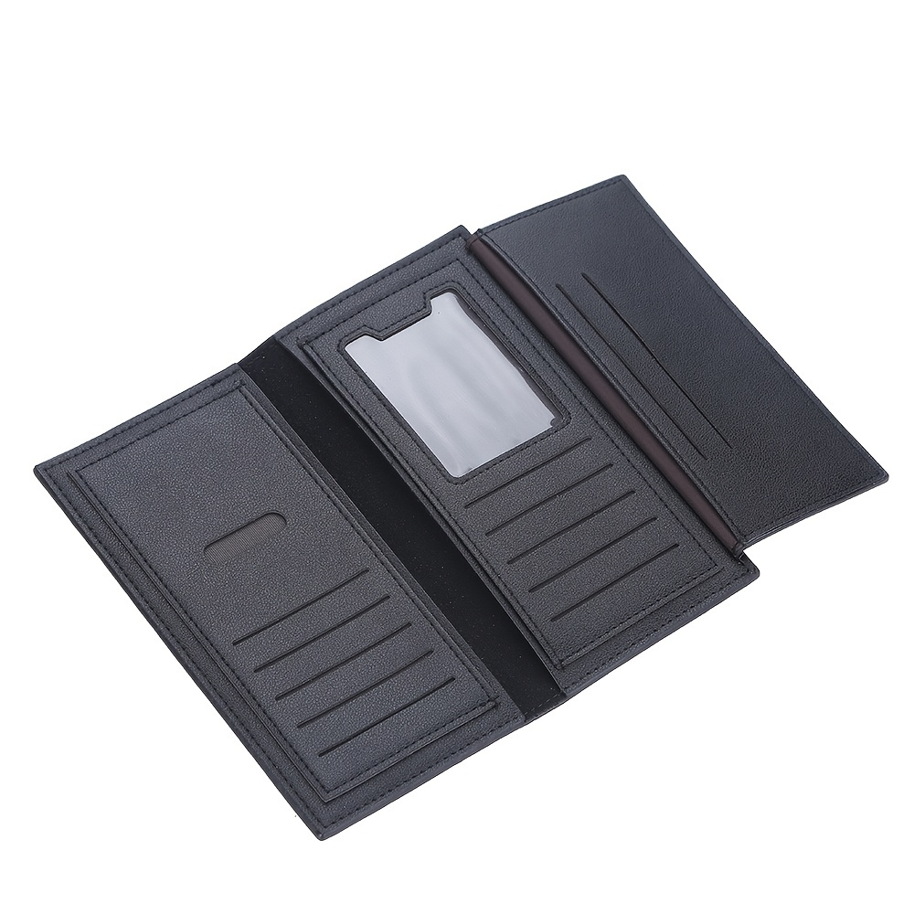 Men's Crocodile Head Long Wallet Zipper Business Wallet