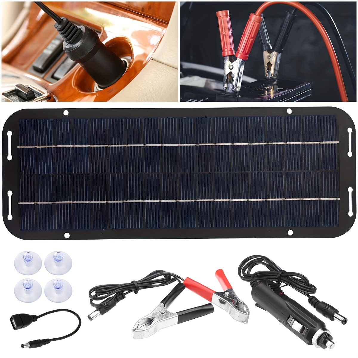 1pc Solar Panel Kit 12v Wasserdichtes Solarladegerät - Temu Germany