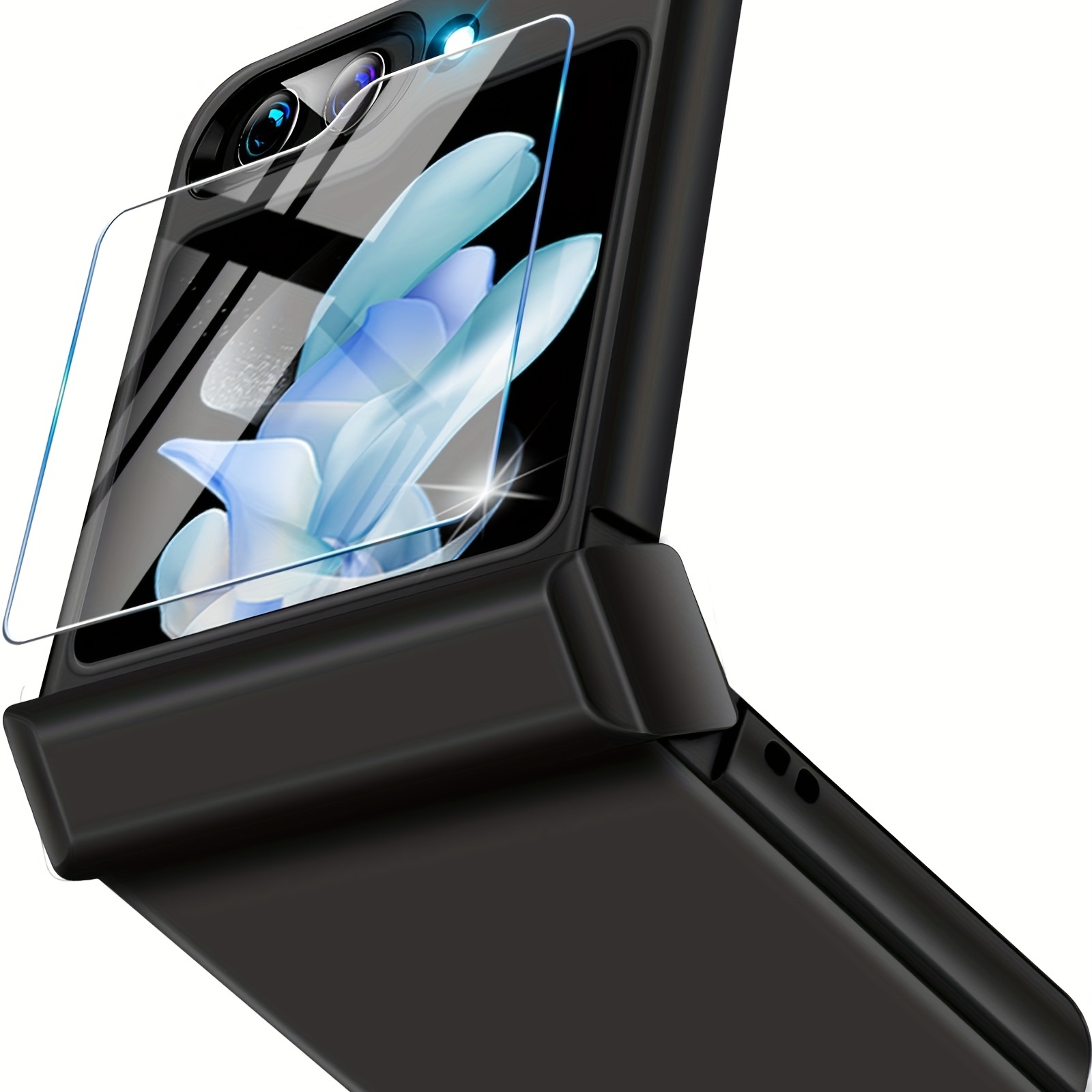 Para Galaxy Z Flip 5 Funda Protección De Bisagra - Temu