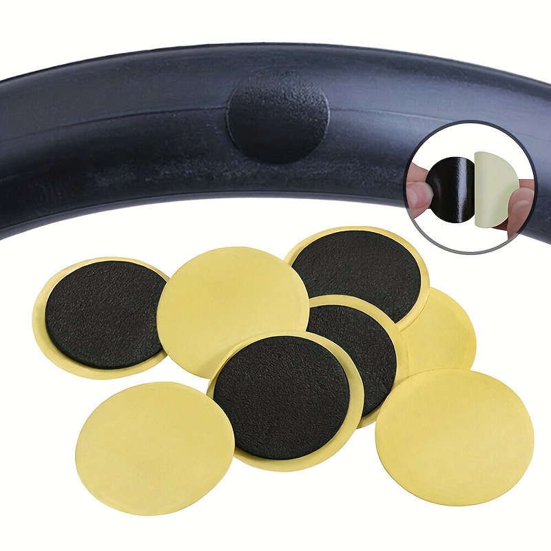 12pcs Tire Repair Patches Glue Adhesive Quick Drying Bicycle Tyre Patch