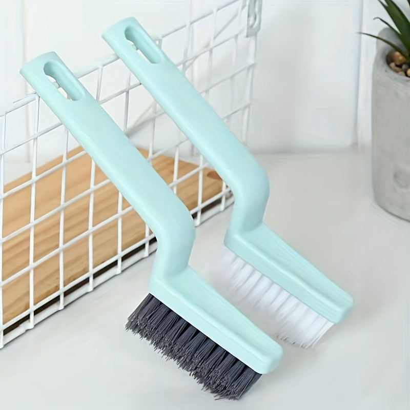 1pc Bathroom Brush; Tile Corner Crevice Brush; Multifunctional Cleaning  Brush; Floor Drain Brush 9.06x4.13