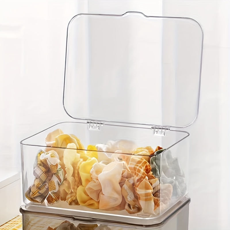Clear Toy Storage Box With Lid Dustproof Storage Box For - Temu