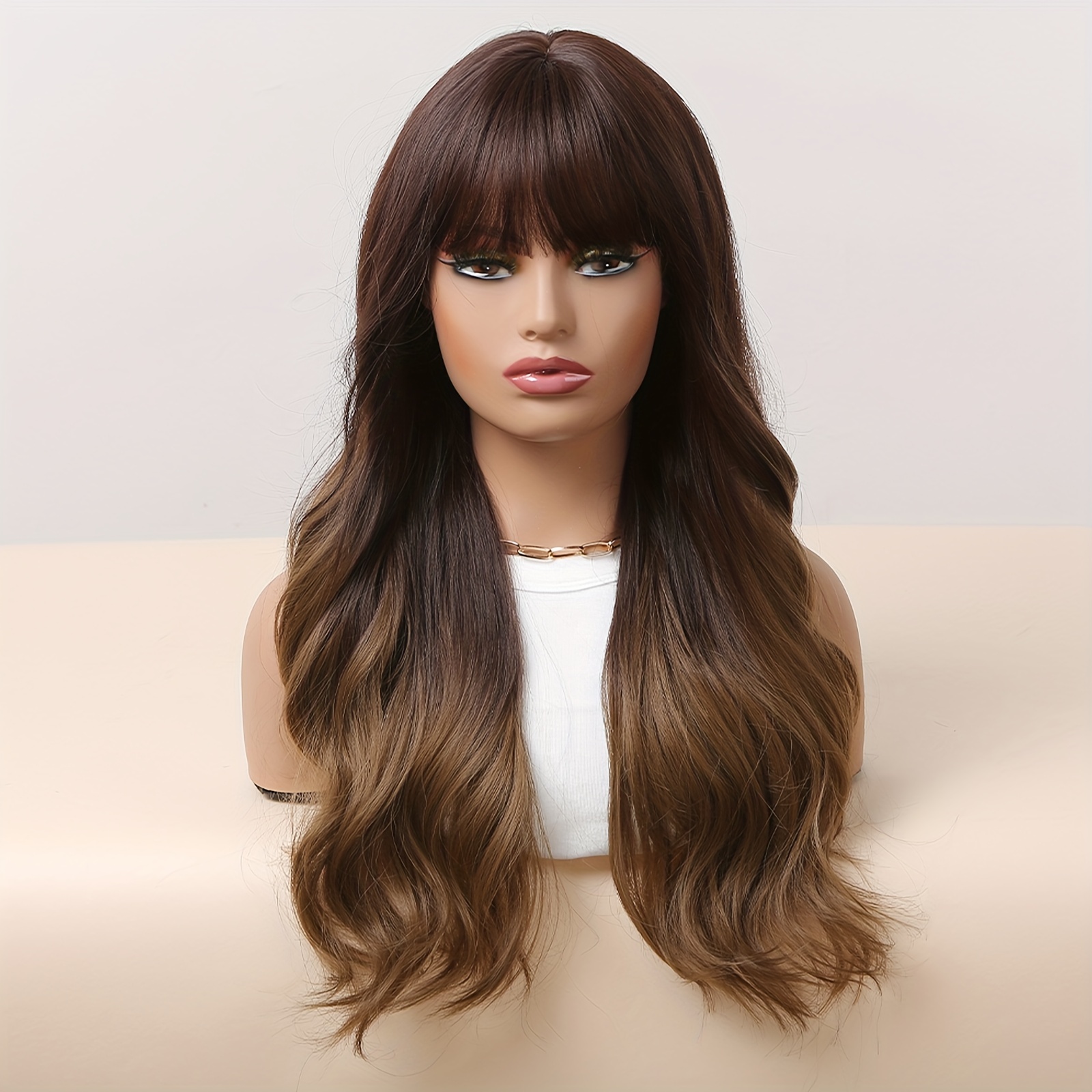 Brown Braid Wig - Temu