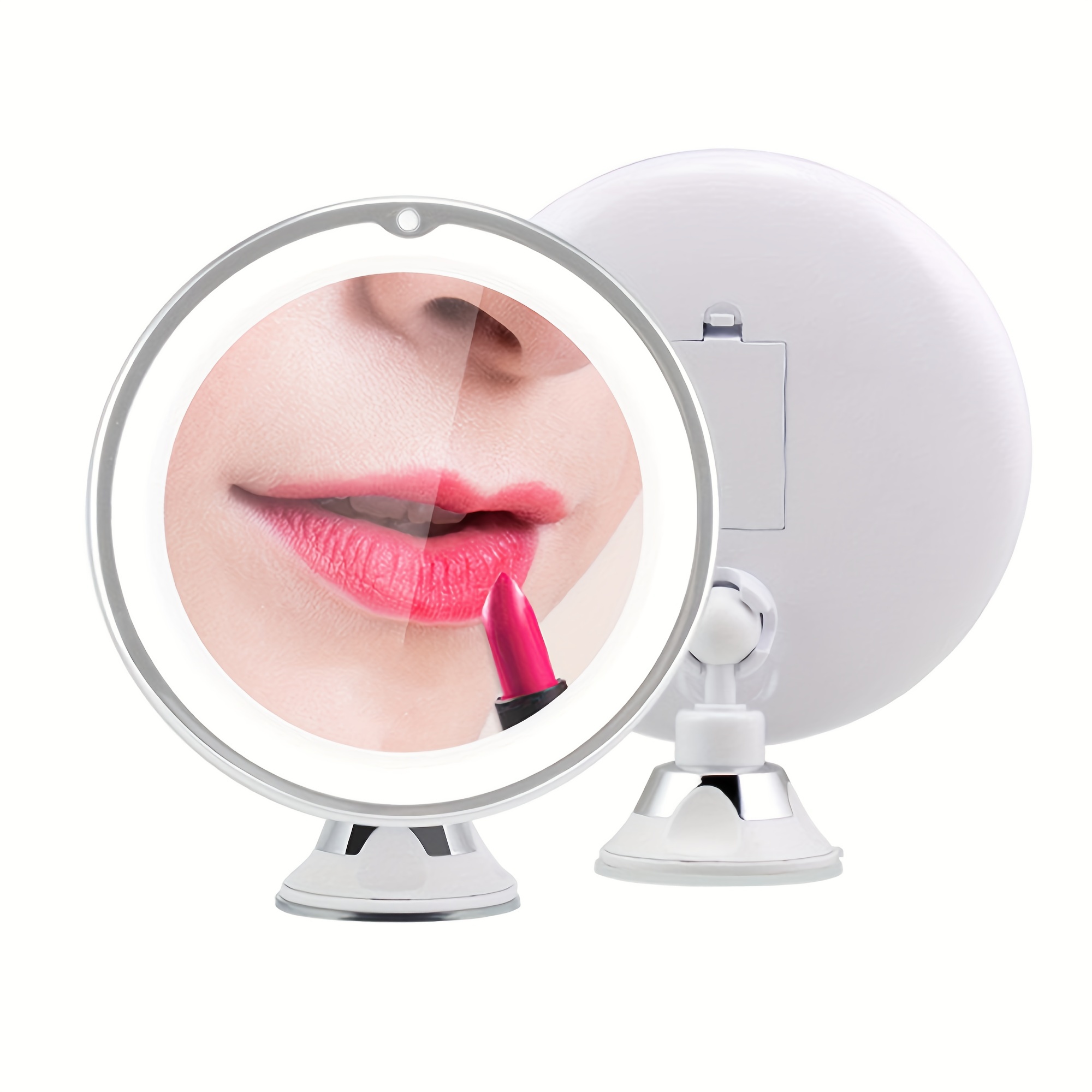 YoHumk 20X Aumento Espejo con ventosas (Redondo de 15cm) Maquillaje -  Pinzas - Eliminación de Puntos Negros y