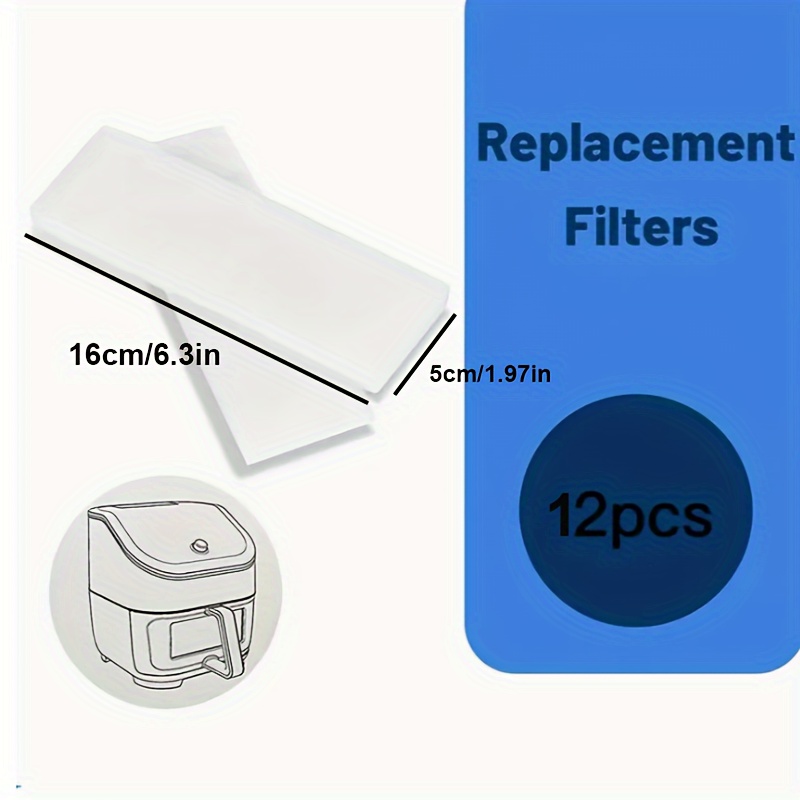 Replacement Odor Erase Air Filters for Instant Pot Air Fryer