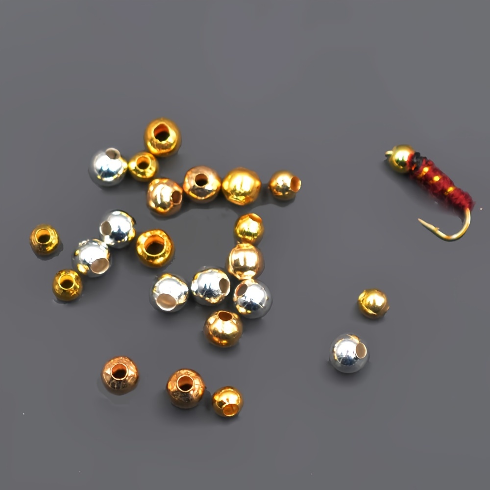 Brass Beads Head Wet Bait Tying Materials Fishing - Temu