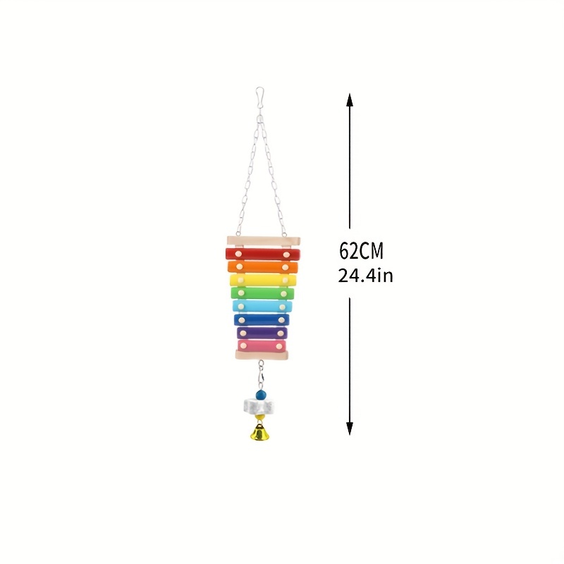 5pcs chicken toys for coop accessories chicken xylophone chicken swing perch chicken flexible ladder chicken vegetable fruit hanging feeders chicken enrichment for hens in coop bird parrot details 4