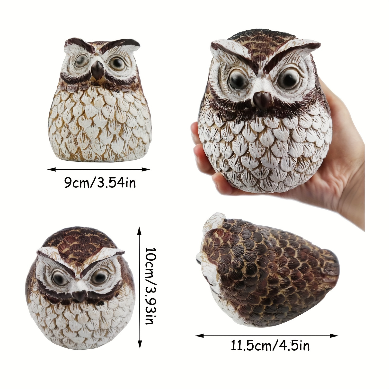 Hide A Key Outdoor Waterproof Owl Key Hider Safe Storage Box - Temu