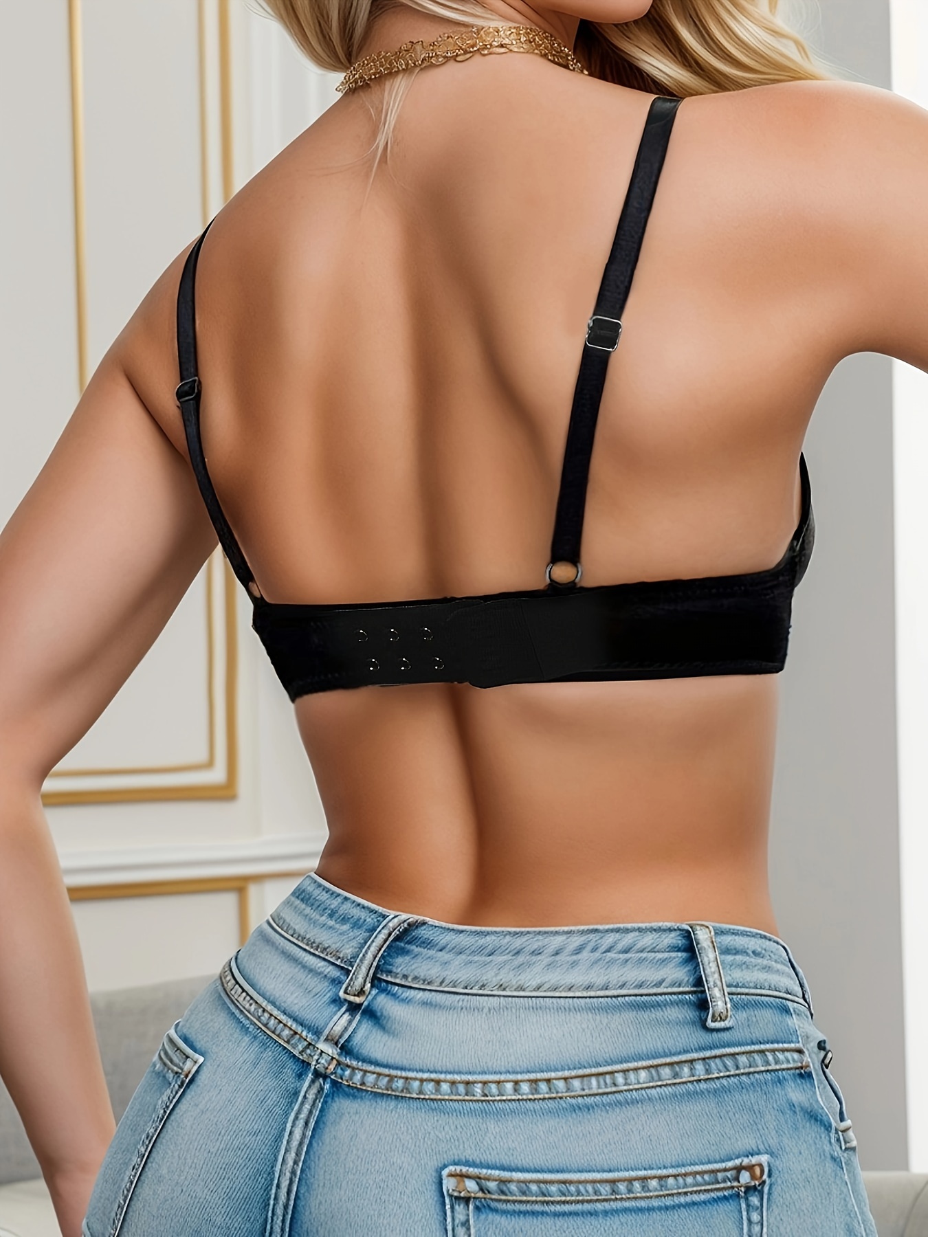 Sexy Lace Thin Triangle Bra for Women Wireless Lingerie Underwear