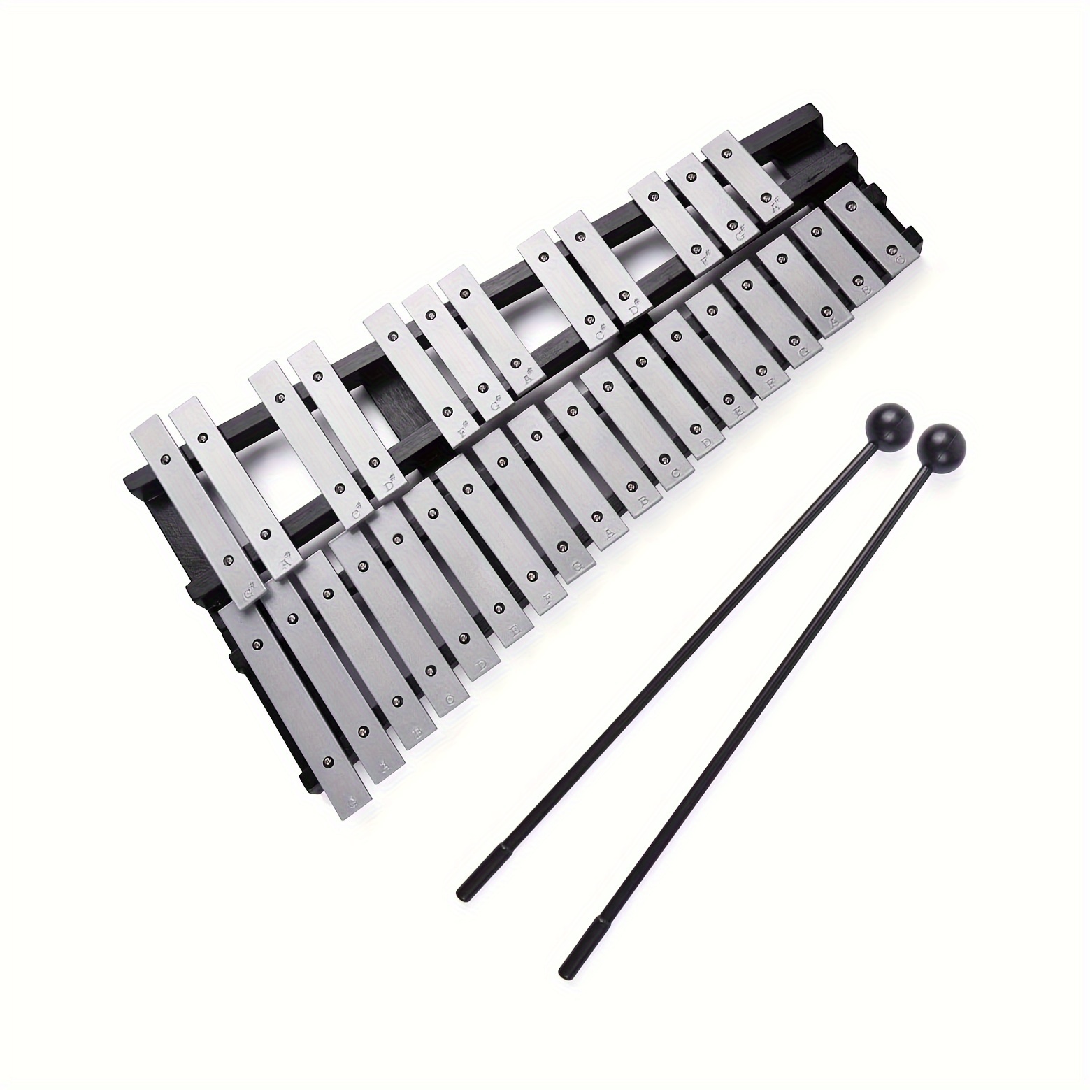 32 Note Xylophone Professional Wooden Glockenspiel Xylophone with