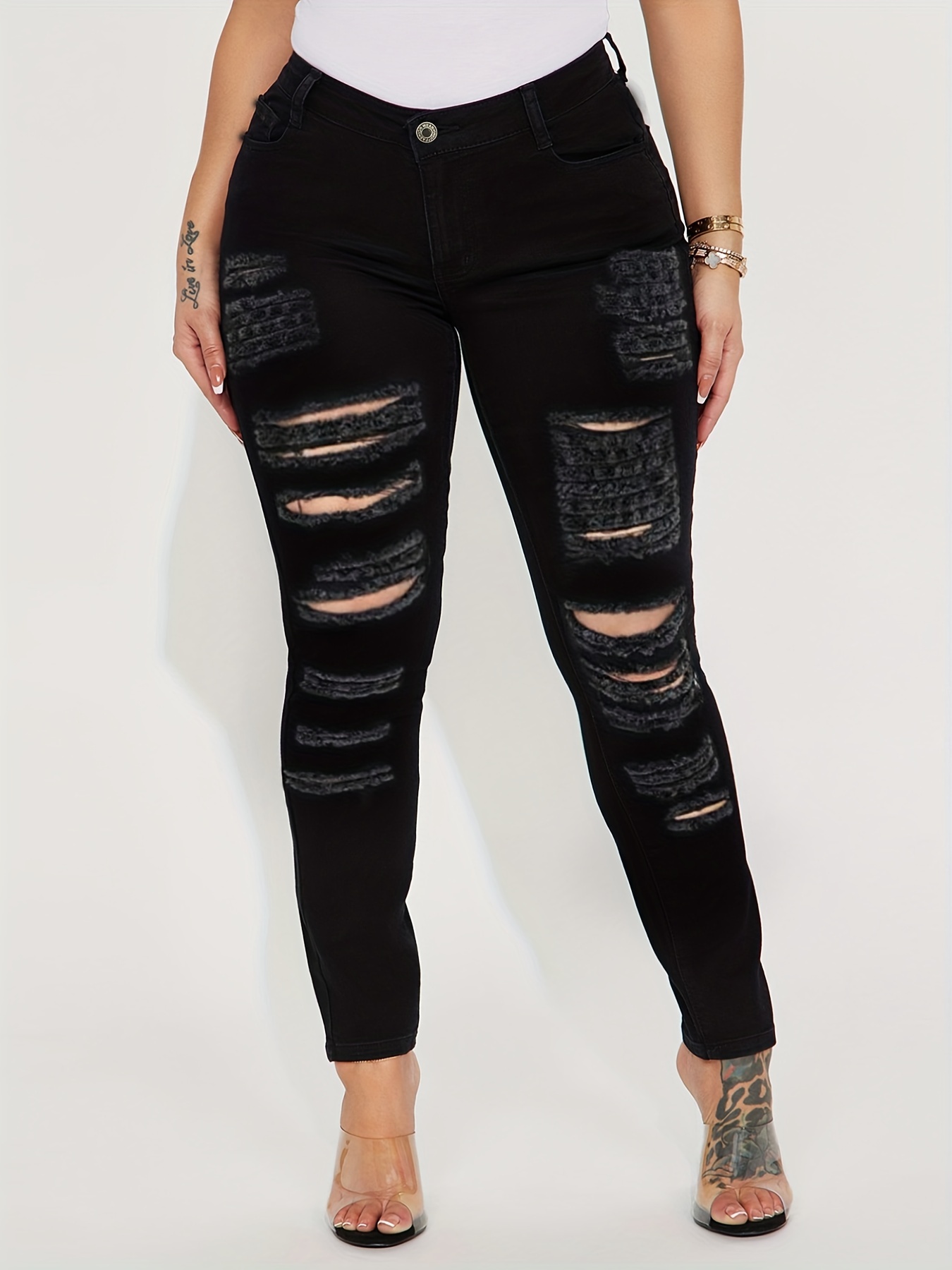 Womens Jeans - White Jeans & Black Jeans
