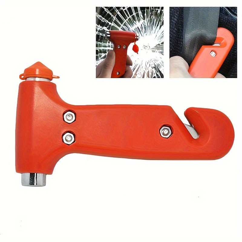 2 in 1 Car Emergency Safety Escape Hammer Seat Belt Cutter - Temu