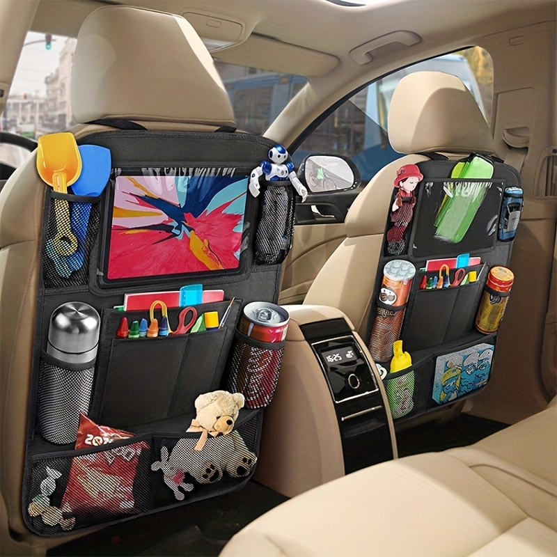 1pc Rücksitz Auto Organizer Matten Rücksitz Organizer und  Aufbewahrungstasche für Kinder Kleinkinder Autositze, Reisezubehör, Road  Trip Essentials