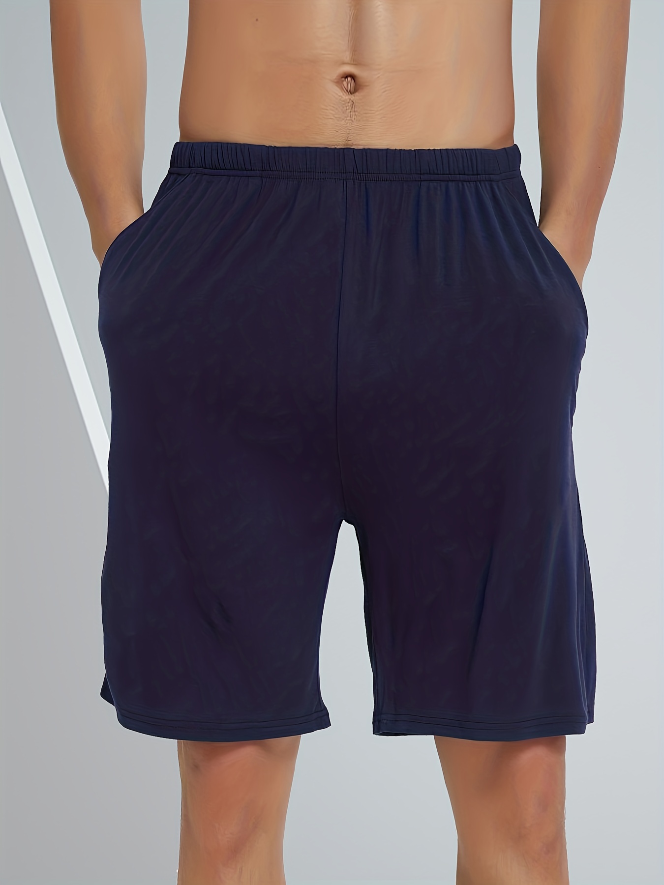 1PCS Men's Sexy Underwear Home Underpants Sleep Boxers U Pouch Soft Arrow  Shorts